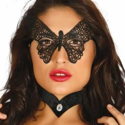 Fiestas Guirca Ladies Butterfly Masquerade Lace Mask