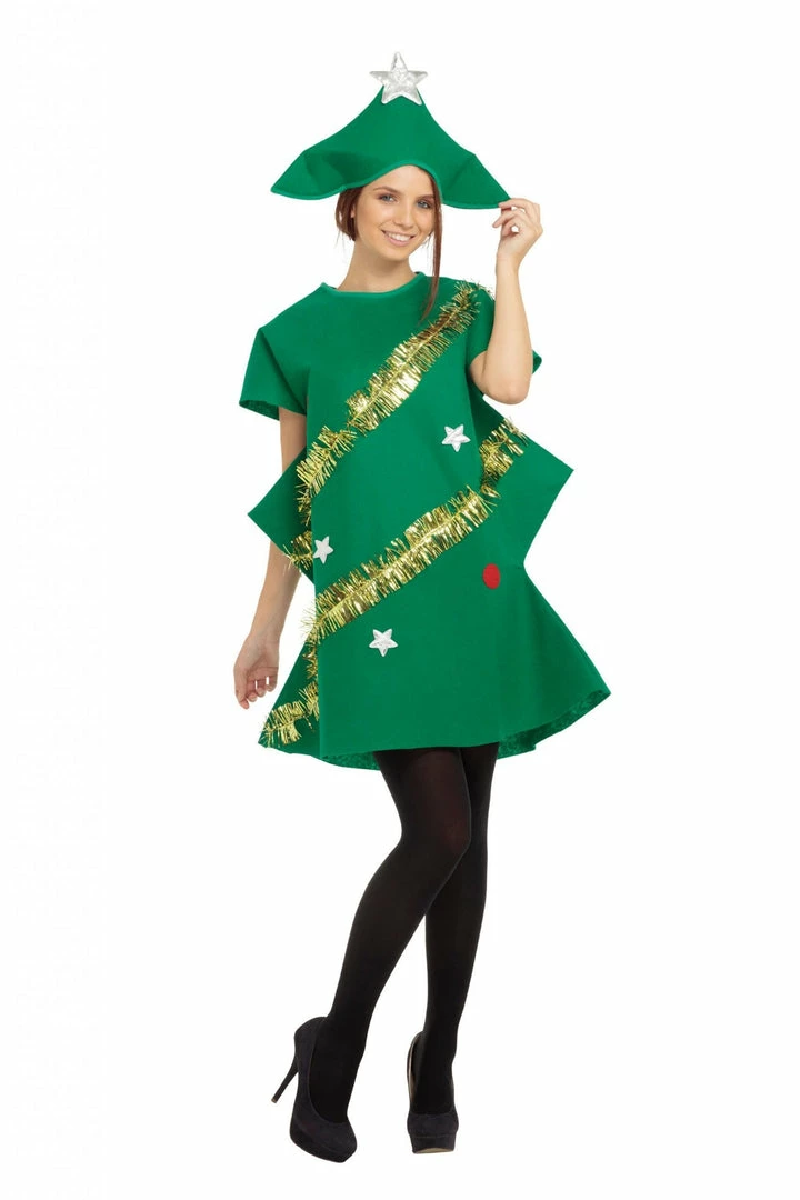 My Fancy Dress Ladies Christmas Tree Costume 3 My Fancy Dress Ladies Christmas Tree Costume