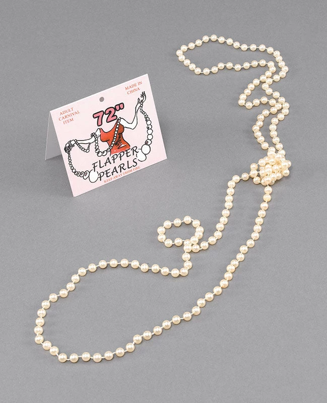 Bristol Flapper Pearls Necklace 1920's 3 Bristol Flapper Pearls Necklace 1920's
