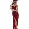 My Fancy Dress Satanic Red Witch Costume Adult 1 My Fancy Dress Satanic Red Witch Costume Adult