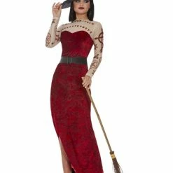 My Fancy Dress Satanic Red Witch Costume Adult