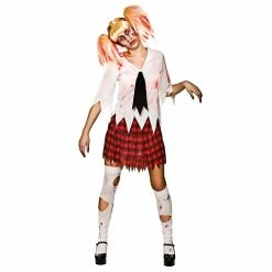 Wicked Halloween Zombie Student School Girl Costume