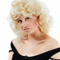 My Fancy Dress Decades And History 50s High School Blonde Wig