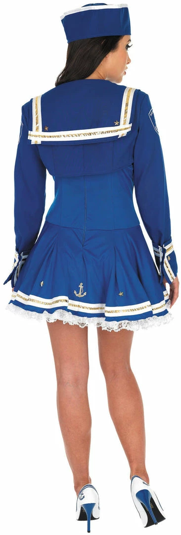 Funshack Sailor Costumes Ladies Blue Flirty Sailor Dress 4 Funshack Sailor Costumes Ladies Blue Flirty Sailor Dress