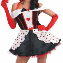 Funshack Ladies Queen Of Hearts Costume Fairytale Costumes