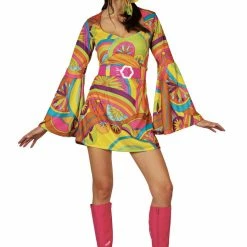 Wicked Retro Go Go Girl Costume 1960's