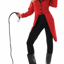 Funshack Clown & Circus Ladies Ringmaster Jacket Red