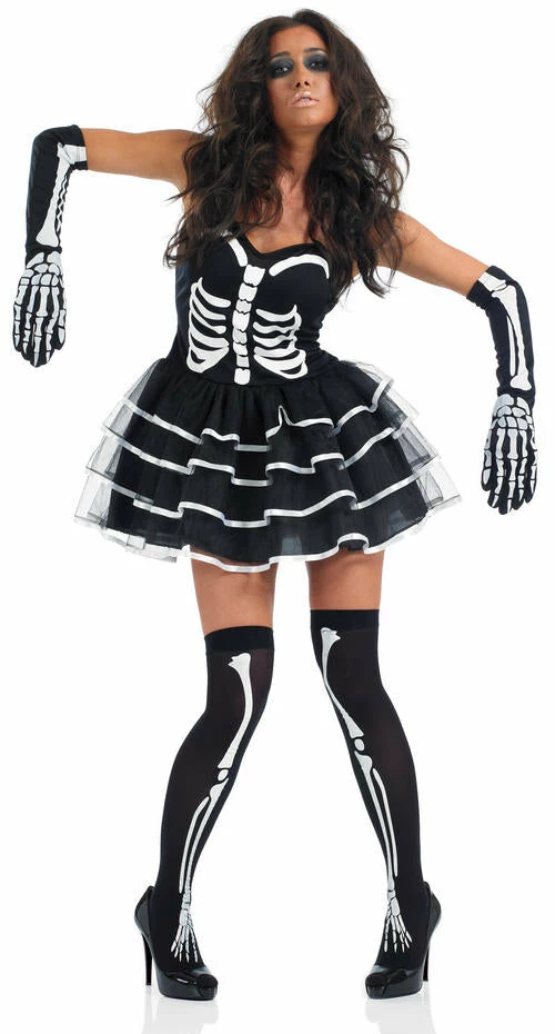Funshack Skeleton Tutu Dress Costume 3 Funshack Skeleton Tutu Dress Costume