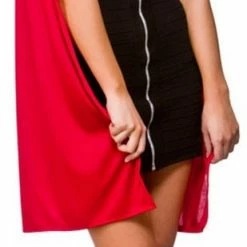 Wicked Super Hero Cape Red Costume