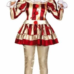 Fiestas Guirca Crazy Striped Clown Costume