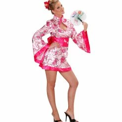 Widmann Lady Geisha Costume Pink
