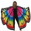 Fiestas Guirca Fairytale Costumes Large Multicolored Butterfly Wings 2 Fiestas Guirca Fairytale Costumes Large Multicolored Butterfly Wings