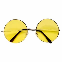 Bristol 1960's Lennon Style Yellow Glasses
