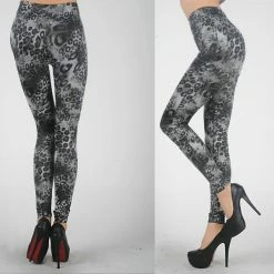 My Fancy Dress Leopard Print Leggings Ladies