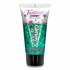 Paintglow St Patrick's Day Costumes Leprechaun Luck Chunky Glitter Face Body Gel 50ml