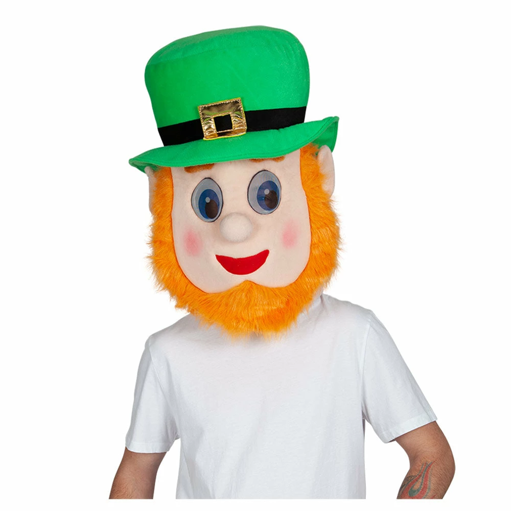 Wicked St Patrick's Day Costumes Leprechaun Mascot Headpiece 3 Wicked St Patrick's Day Costumes Leprechaun Mascot Headpiece