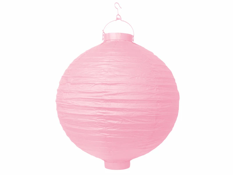 Partydecor Light-up Paper Lantern Pink 20cm 3 Partydecor Light-up Paper Lantern Pink 20cm