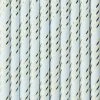 Partydecor Light Blue With Gold Metallic Stripe Paper Straws Party Decorations 2 Partydecor Light Blue With Gold Metallic Stripe Paper Straws Party Decorations