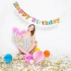 Partydecor Light Pink Honeycomb Party Decoration 20cm