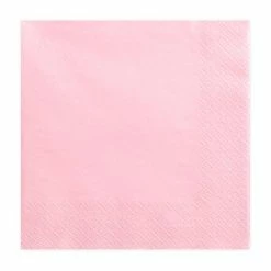 Partydecor Light Pink Paper Napkins Party Supplies