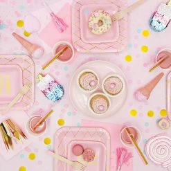 Partydecor Light Pink Paper Napkins Party Supplies 7 Partydecor Light Pink Paper Napkins Party Supplies