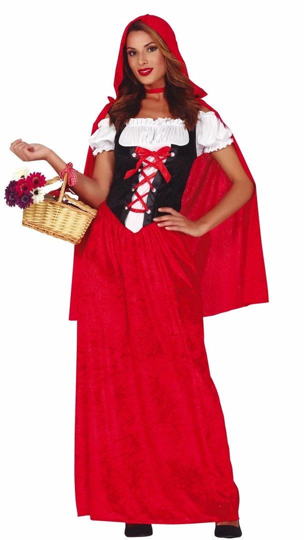 Fiestas Guirca Fairytale Costumes Little Red Riding Hood Costume Long 3 Fiestas Guirca Fairytale Costumes Little Red Riding Hood Costume Long