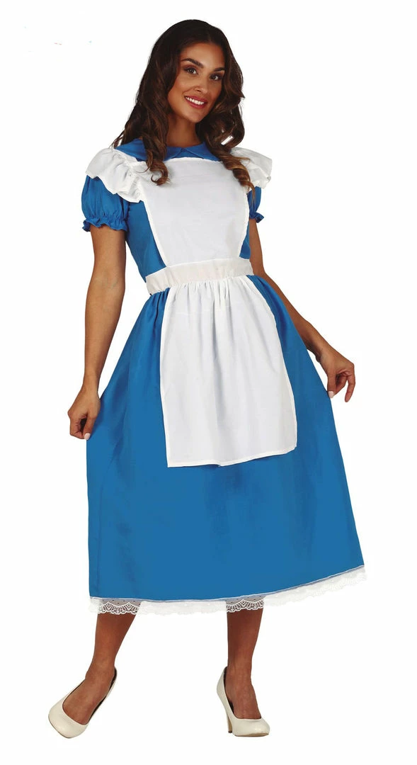 Fiestas Guirca Fairytale Costumes Little Blue Girl Alice Costume Adult 3 Fiestas Guirca Fairytale Costumes Little Blue Girl Alice Costume Adult