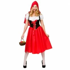 Wicked Red Riding Hood Costume Long Fairytale Costumes
