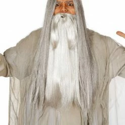 Fiestas Guirca Long Grey Beard Wigs
