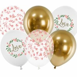 Partydecor Party Supplies Love Balloons 30cm Pack Of 6