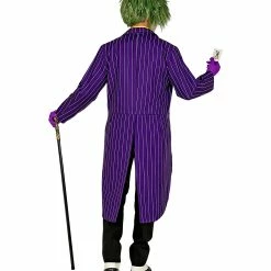 Widmann Mad Joker Arkham Tailcoat Costume Men's 8 Widmann Mad Joker Arkham Tailcoat Costume Men's