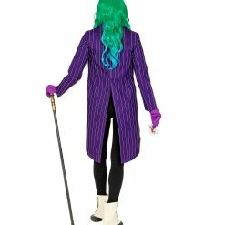 Widmann Superhero & Villiain Mad Joker Ladies Tailcoat Costume