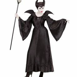 Widmann Ladies Halloween Malefica Costume Ladies Black
