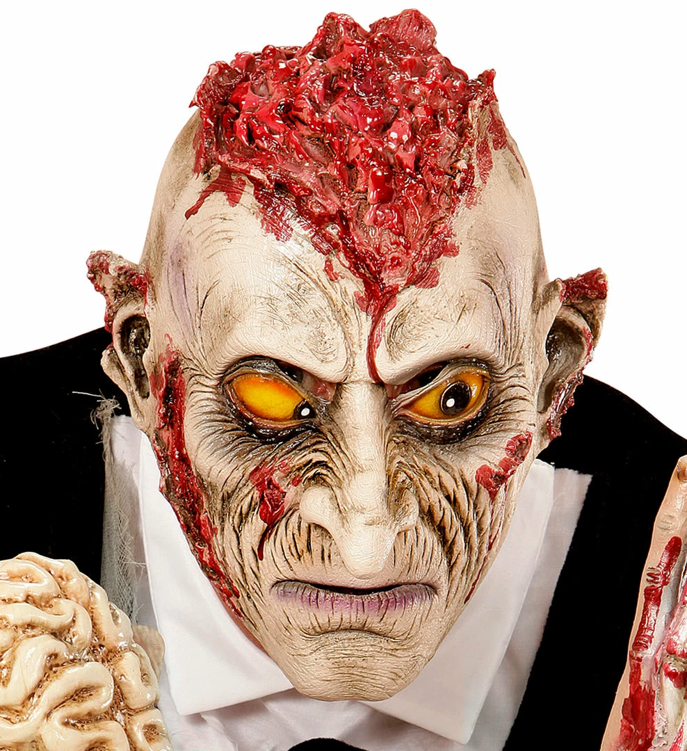 Widmann Halloween Manic Zombie Mask Child's 3 Widmann Halloween Manic Zombie Mask Child's