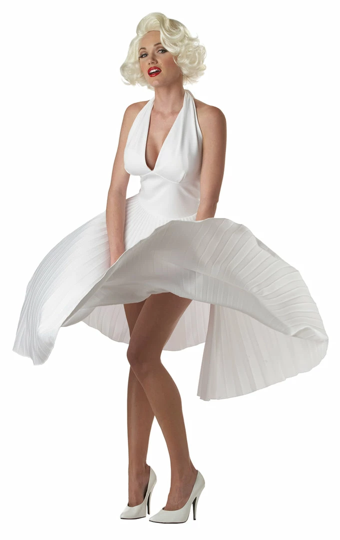 My Fancy Dress Decades And History Marilyn Monroe Deluxe White Dress 3 My Fancy Dress Decades And History Marilyn Monroe Deluxe White Dress