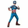 Rubies Superhero & Villiain Marvel Captain America Costume Boys