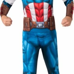 Rubies Superhero & Villiain Marvel Captain America Costume Boys 5 Rubies Superhero & Villiain Marvel Captain America Costume Boys