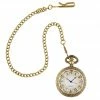 Widmann Mechanical Pocket Watch With Chain 1920's 2 Widmann Mechanical Pocket Watch With Chain 1920's
