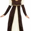 Fiestas Guirca Medieval Princess Costume Brown Medieval, Renaissance & Tudor Costumes 2 Fiestas Guirca Medieval Princess Costume Brown Medieval, Renaissance & Tudor Costumes