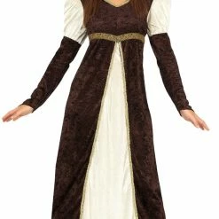 Fiestas Guirca Medieval Princess Costume Brown Medieval, Renaissance & Tudor Costumes