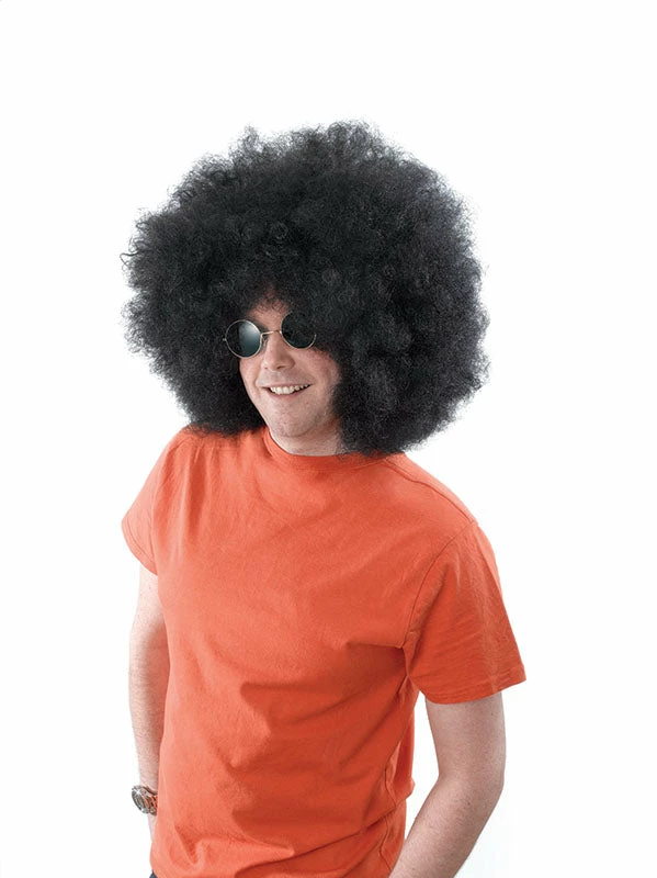 Bristol Mega Black Afro Wig 1970's 3 Bristol Mega Black Afro Wig 1970's