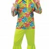 Fiestas Guirca Decades And History Flower Power Hippie Costume Men's 2 Fiestas Guirca Decades And History Flower Power Hippie Costume Men's