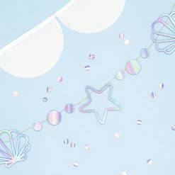 Fiestas Guirca Mermaid Iridescent Shell Garland
