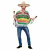 Wicked Mexican Multicoloured Poncho Costume Western Costumes 1 Wicked Mexican Multicoloured Poncho Costume Western Costumes