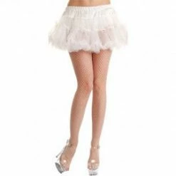 My Fancy Dress Micro Diamond Tights White