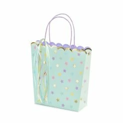 Partydecor Mint Gift Bag Stars