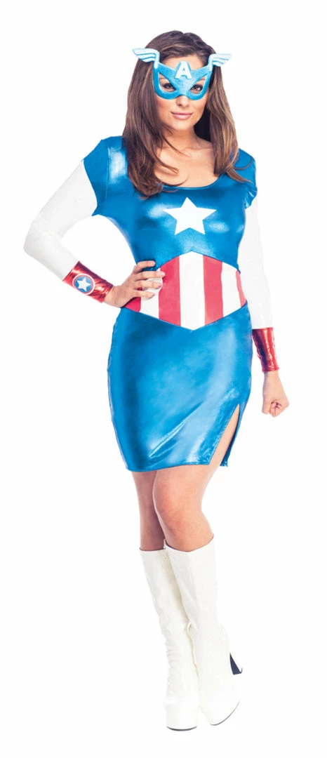 Rubies Miss Captain America Dream Costume 3 Rubies Miss Captain America Dream Costume