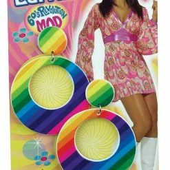 Bristol 1960's Mod Rainbow Earrings