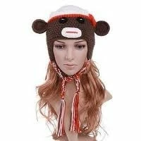 My Fancy Dress Brown Indian Wool Beanie Hat 3 My Fancy Dress Brown Indian Wool Beanie Hat