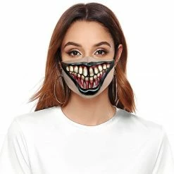 My Fancy Dress Monster Mouth Face Mask Halloween